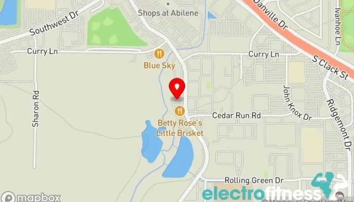 map of Orangetheory Fitness Gym, Personal trainer, Physical fitness program in Abilene
