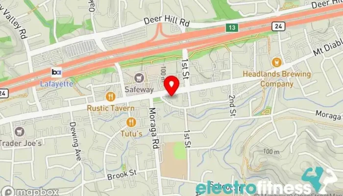 map of Orangetheory Fitness Gym, Fitness center, Personal trainer, Physical fitness program in Lafayette