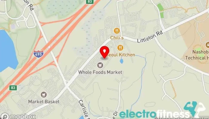 map of Orangetheory Fitness Gym, Fitness center, Personal trainer, Physical fitness program in Westford