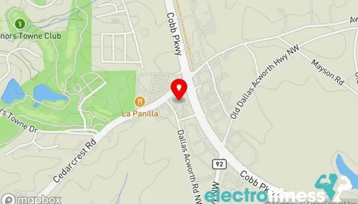 map of Orangetheory Fitness Gym, Fitness center, Personal trainer, Physical fitness program in Acworth