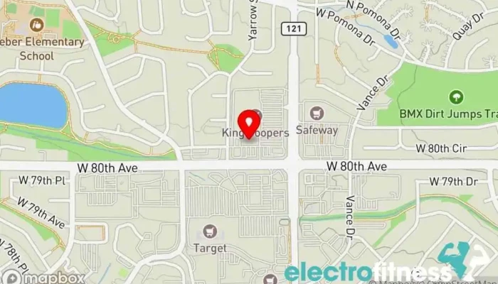 map of Orangetheory Fitness Gym, Fitness center, Personal trainer, Physical fitness program in Arvada