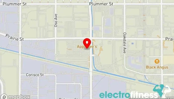 map of Orangetheory Fitness Gym, Fitness center, Personal trainer, Physical fitness program in Chatsworth