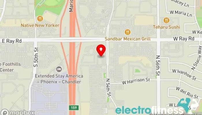 map of Orangetheory Fitness Gym, Personal trainer, Physical fitness program in Chandler
