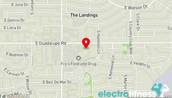 map of Orangetheory Fitness Gym, Personal trainer, Physical fitness program in Tempe