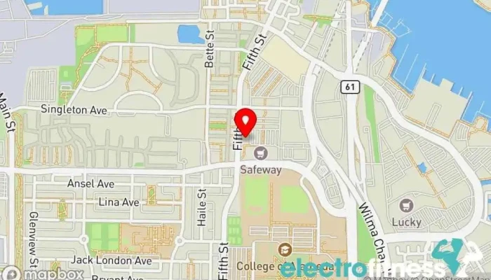 map of Orangetheory Fitness Gym, Fitness center, Personal trainer, Physical fitness program in Alameda