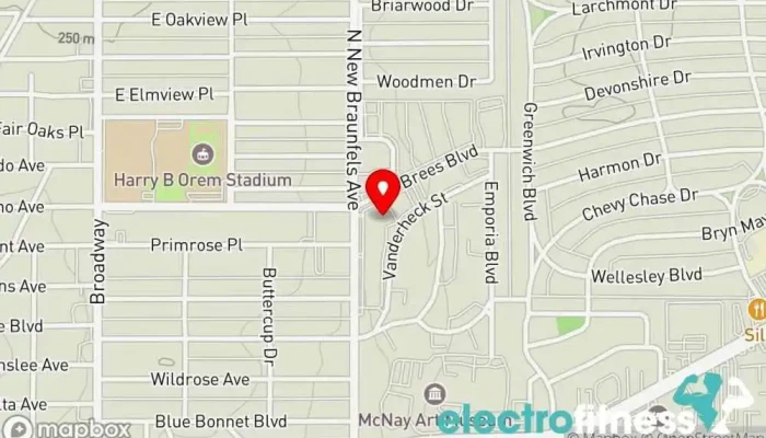 map of Orangetheory Fitness Gym, Fitness center, Personal trainer, Physical fitness program in San Antonio