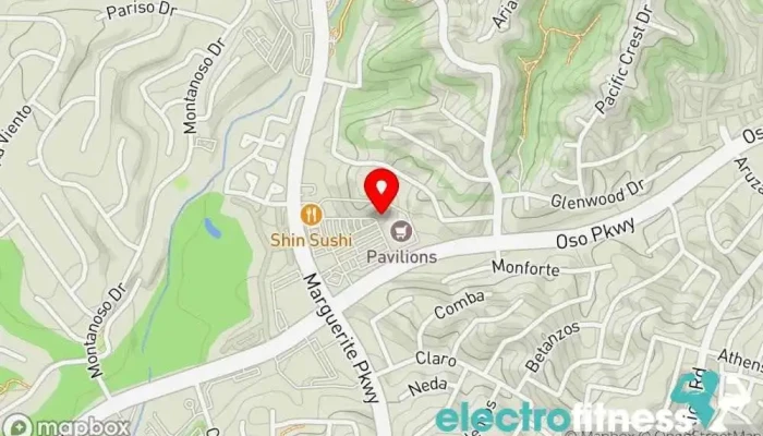 map of Orangetheory Fitness Gym, Fitness center, Personal trainer, Physical fitness program in Mission Viejo