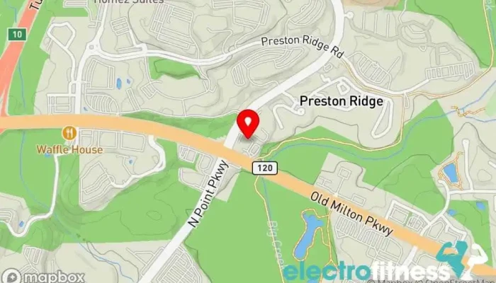 map of Orangetheory Fitness Gym, Fitness center, Personal trainer, Physical fitness program in Alpharetta