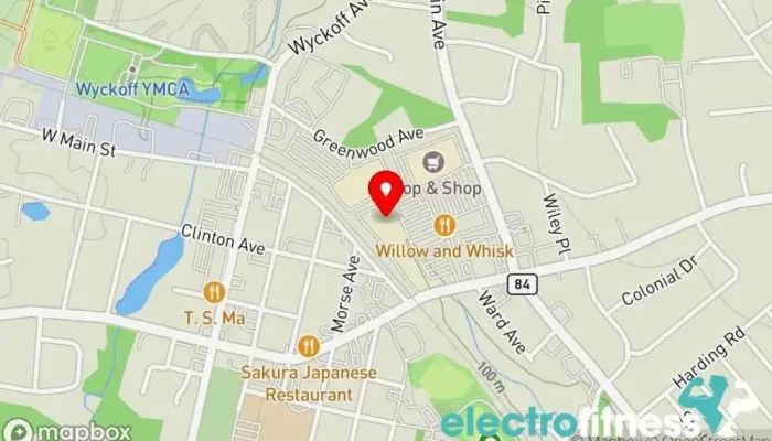 map of Orangetheory Fitness Gym, Fitness center, Personal trainer, Physical fitness program in Wyckoff