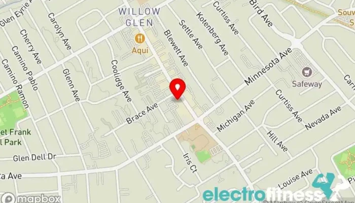 map of Orangetheory Fitness Gym, Fitness center, Personal trainer, Physical fitness program in San Jose