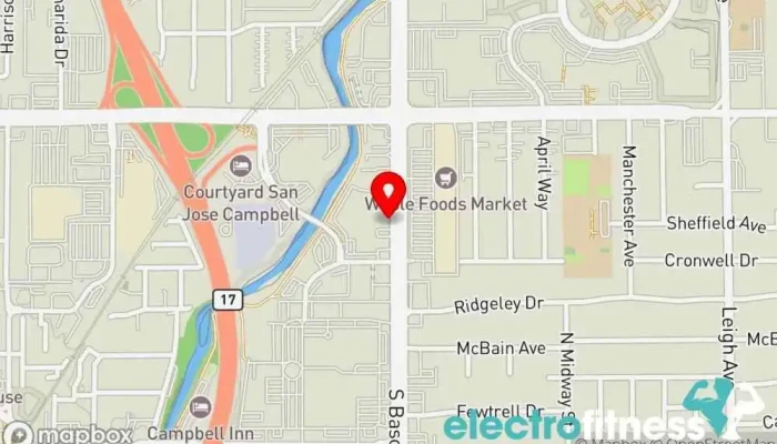 map of Orangetheory Fitness Gym, Fitness center, Personal trainer, Physical fitness program in Campbell