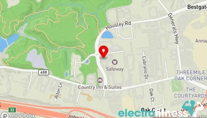 map of Orangetheory Fitness Gym, Fitness center, Personal trainer, Physical fitness program in Annapolis