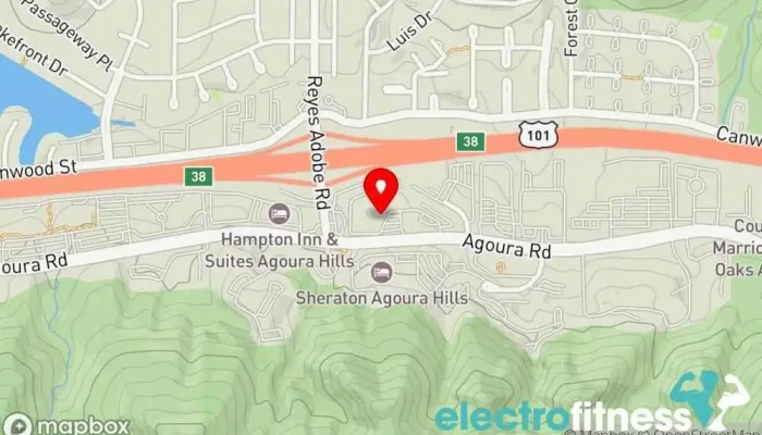 map of Original Method Pilates Studio Pilates studio in Agoura Hills