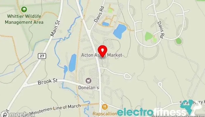 map of Origins Taekwondo Academy Martial arts club in Acton