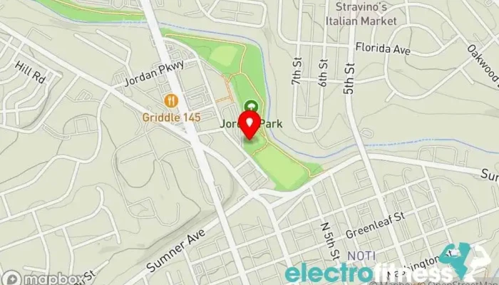 map of Outdoor exercise spot Gym in Allentown