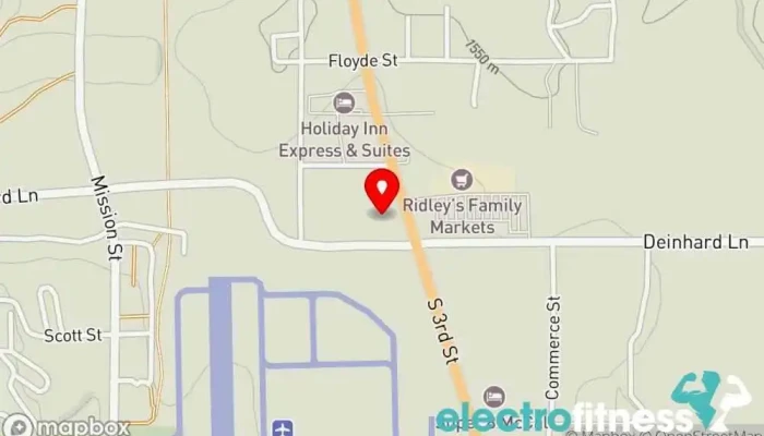 map of Peak Fitness McCall Gym in McCall