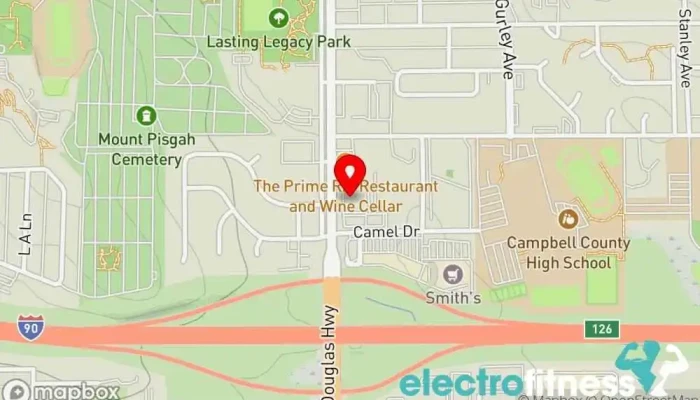 map of Peak Wellness & Fitness Gym in Gillette