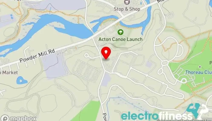 map of Personal Training International Personal trainer, Athletic track, Physical fitness program in Acton