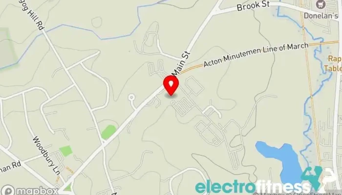 map of Peter Pippos Karate Center Martial arts school, After school program, Fitness center, Gym, Karate school, Taekwondo school in Acton