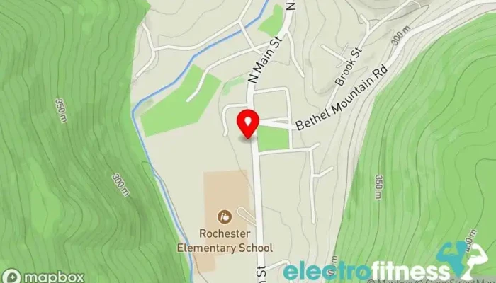 map of Pierce Hall Community Center Auditorium, Fitness center in Rochester