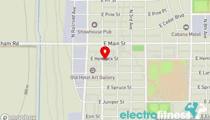 map of Pillar Fitness Gym, Fitness center, Spa and health club in Othello