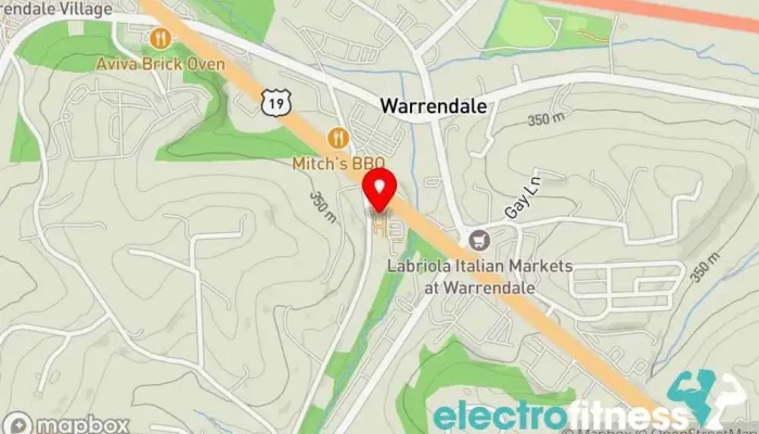 map of Pittsburgh North Fitness, LLC Gym, Personal trainer, Physical fitness program, Weight loss service in Wexford
