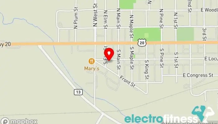map of Plainview Fitness 24/7 Gym in Plainview