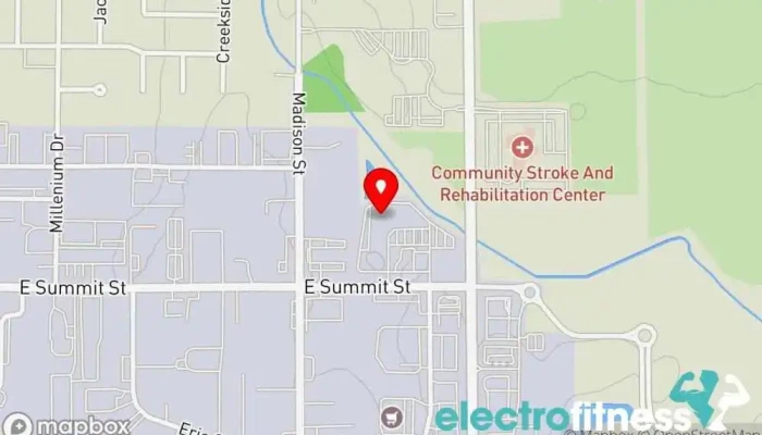 map of Planet Fitness Gym, Fitness center, Spa, Tanning salon in Crown Point