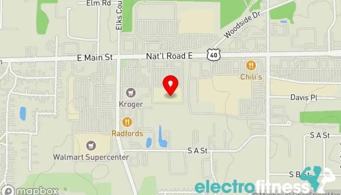 map of Planet Fitness Gym, Fitness center, Spa, Tanning salon in Richmond
