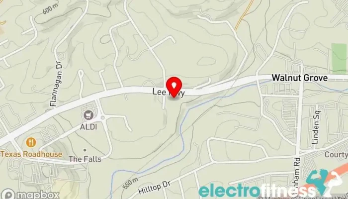 map of Planet Fitness Gym, Fitness center, Spa, Tanning salon in Bristol