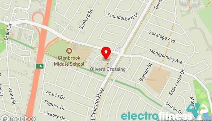 map of Planet Fitness Gym, Fitness center, Spa, Tanning salon in Concord