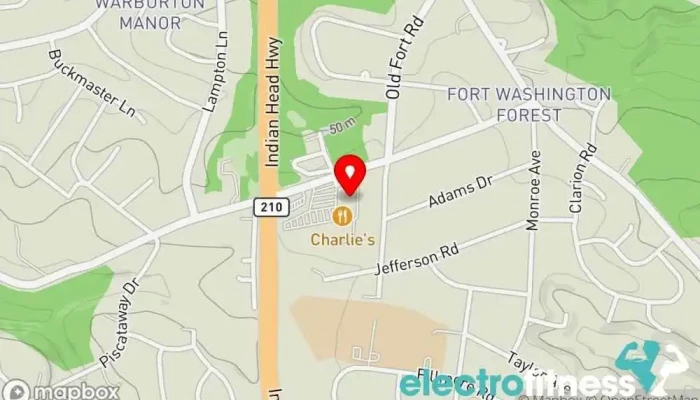map of Planet Fitness Gym, Fitness center, Spa, Tanning salon in Fort Washington