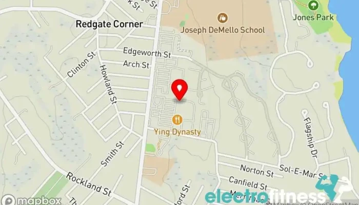 map of Planet Fitness Gym, Fitness center, Spa, Tanning salon in South Dartmouth