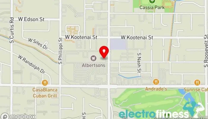 map of Planet Fitness Gym, Fitness center, Spa, Tanning salon in Boise