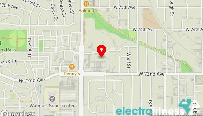 map of Planet Fitness Gym, Fitness center, Spa, Tanning salon in Westminster