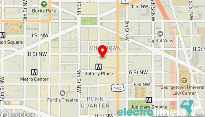 map of Planet Fitness Gym, Fitness center, Spa, Tanning salon in Washington