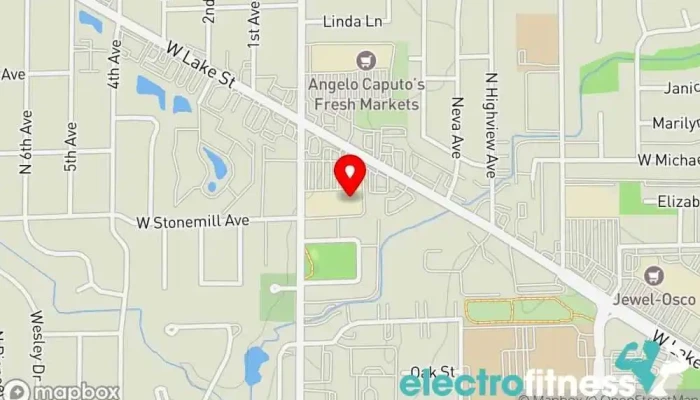 map of Planet Fitness Fitness center, Gym in Addison