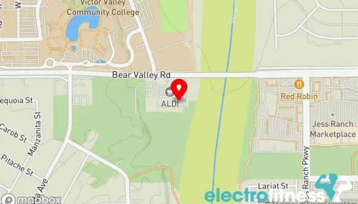 map of Planet Fitness Gym, Fitness center, Spa, Tanning salon in Hesperia