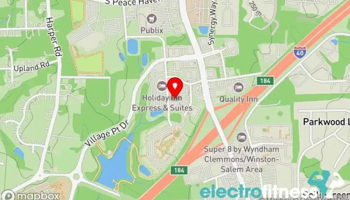 map of Planet Fitness Gym, Fitness center, Spa, Tanning salon in Clemmons