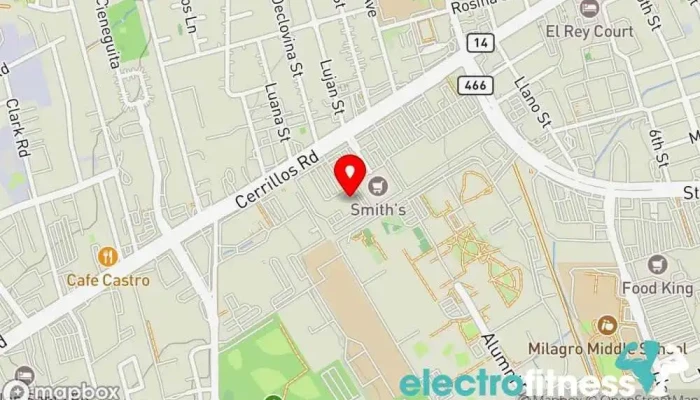 map of Planet Fitness Gym, Fitness center, Spa, Tanning salon in Santa Fe
