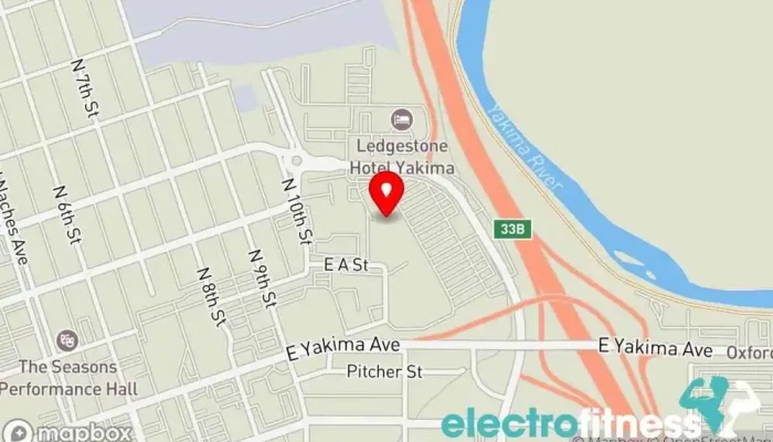 map of Planet Fitness Gym, Fitness center, Spa, Tanning salon in Yakima
