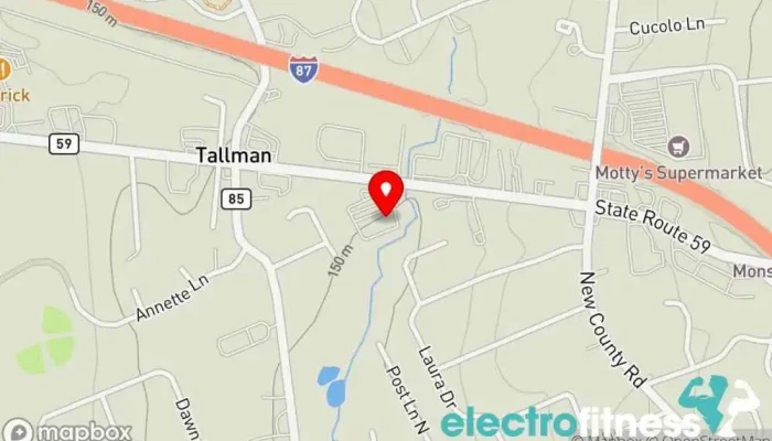 map of Planet Fitness Fitness center, Gym in Airmont