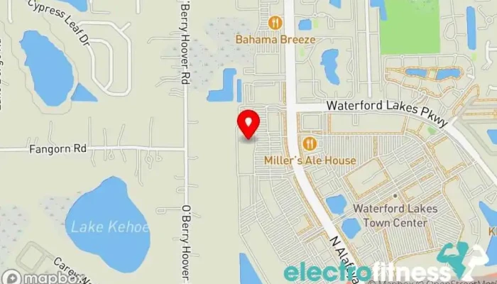 map of Planet Fitness Gym, Fitness center, Spa, Tanning salon in Orlando