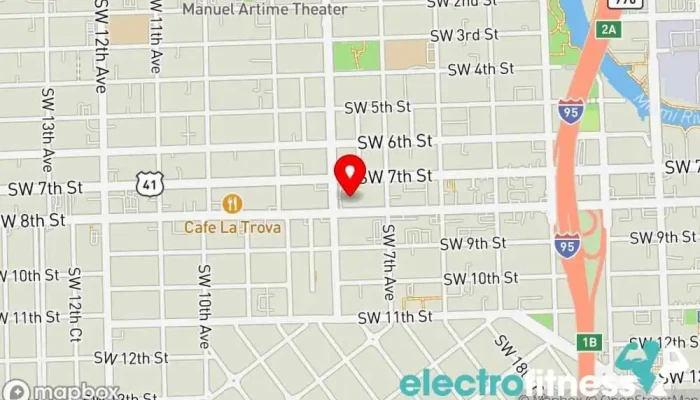 map of Planet Fitness Gym, Fitness center, Spa, Tanning salon in Miami