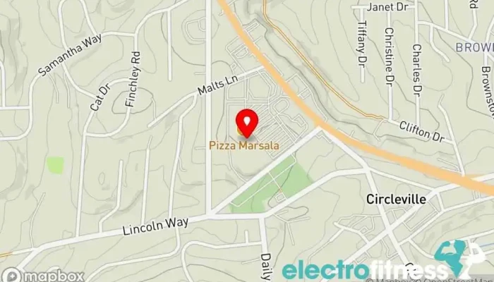 map of Planet Fitness Gym, Fitness center, Spa, Tanning salon in North Huntingdon