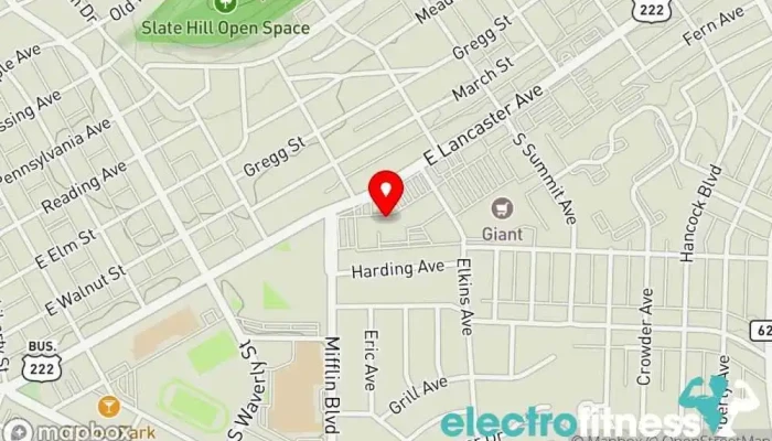 map of Planet Fitness Gym, Fitness center, Spa, Tanning salon in Shillington