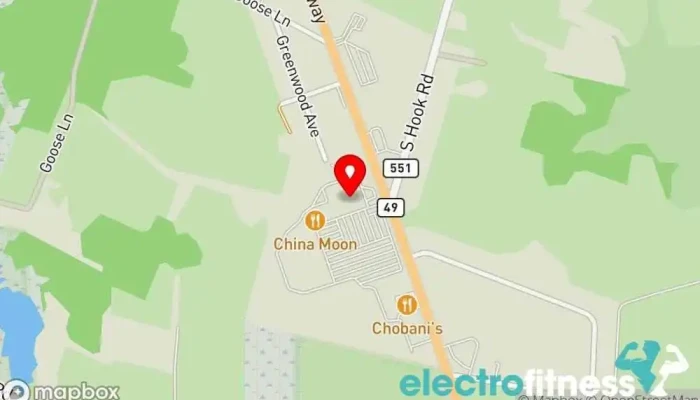 map of Planet Fitness Gym, Fitness center, Spa, Tanning salon in Pennsville Township