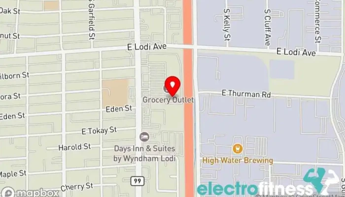 map of Planet Fitness Gym, Fitness center, Spa, Tanning salon in Lodi