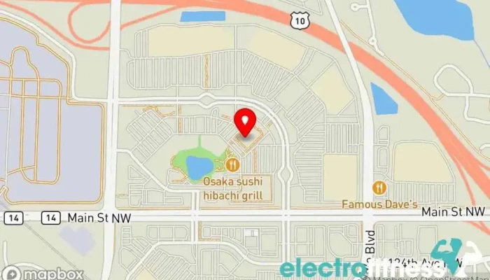 map of Planet Fitness Gym, Fitness center, Spa, Tanning salon in Coon Rapids