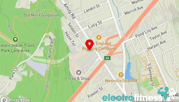 map of Planet Fitness Gym, Fitness center, Spa, Tanning salon in New Haven